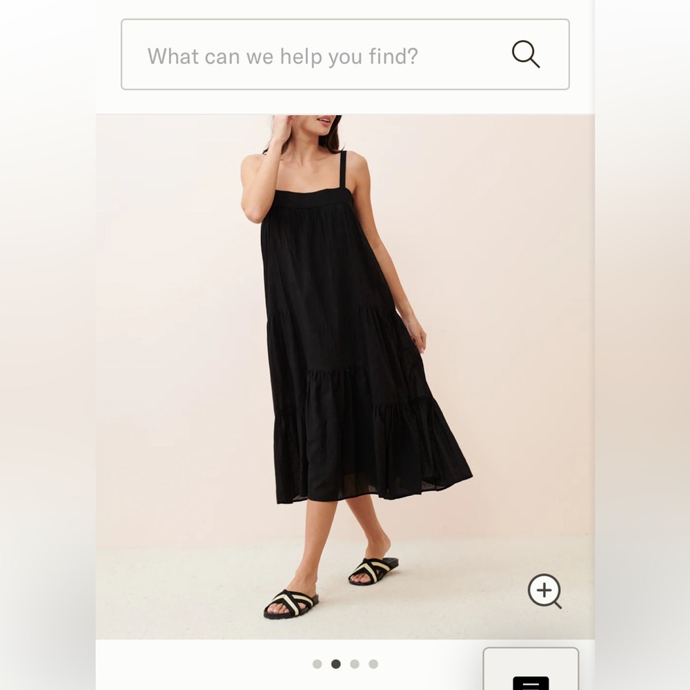 Jenni Kayne Black and Cream Criss-Cross Sandals - Picture 3 of 12